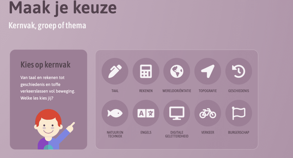 Een voorbeeld van een Platform Essentials website