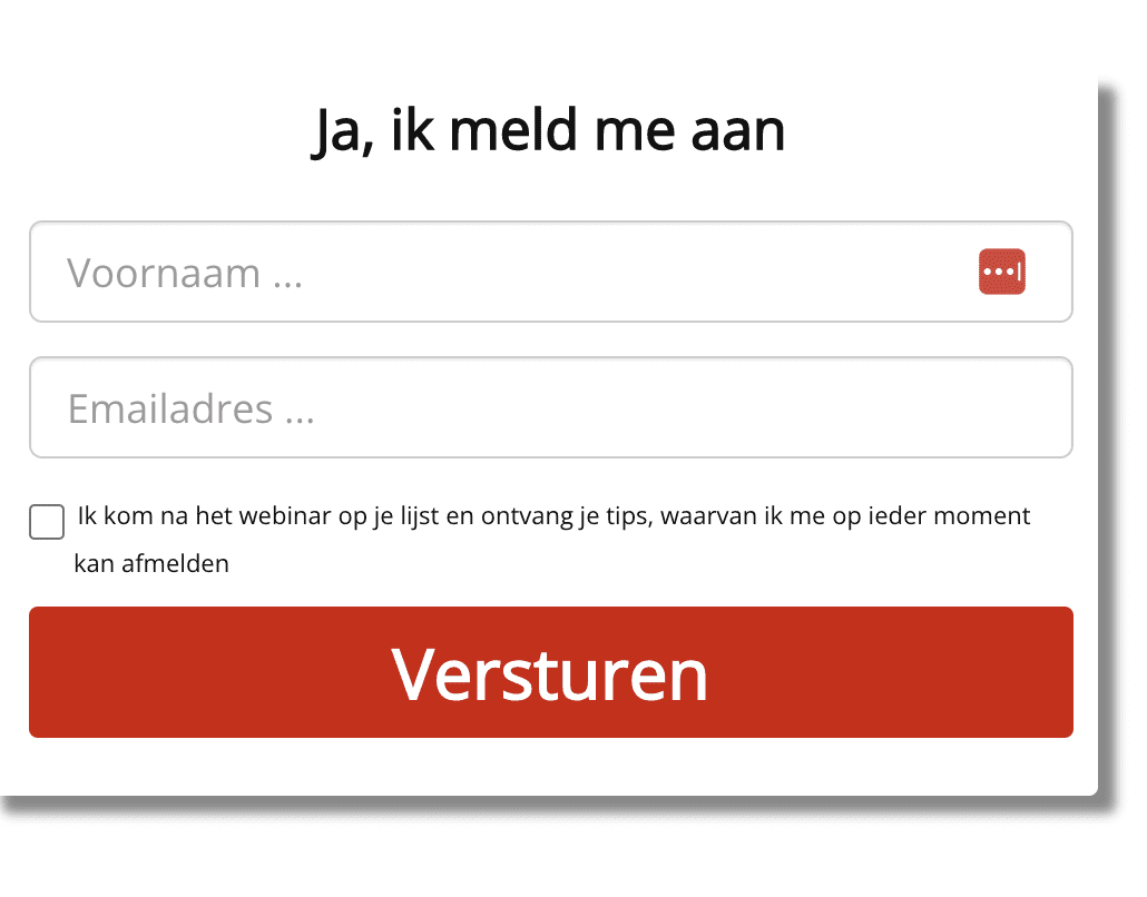 Formulieren-edtior van Autorespond