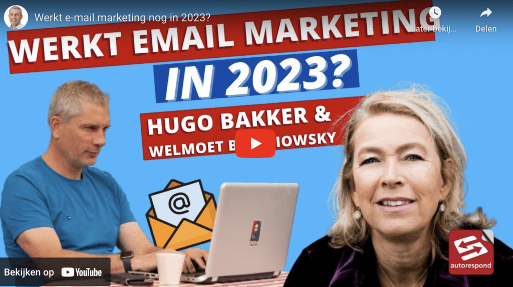 Werkt emailmarketing in 2023? Interview met Hugo Bakker