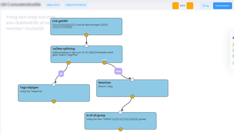 Workflows maken met Autorespond