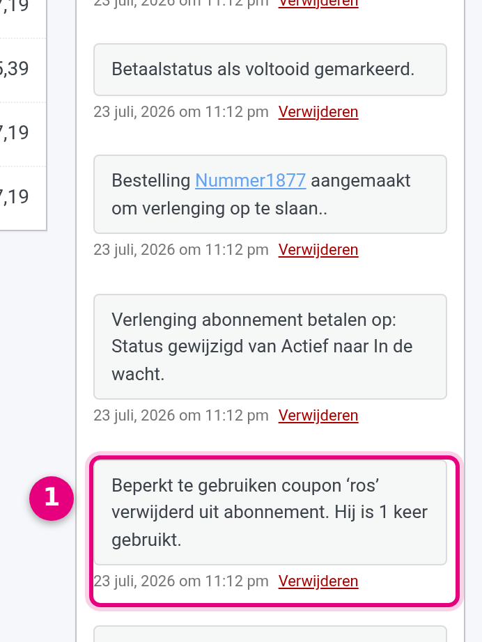 Subscription note: limited use coupon removed